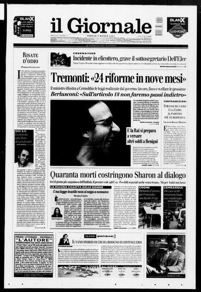 Il giornale : quotidiano del mattino